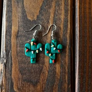 Handmade Cactus Earrings